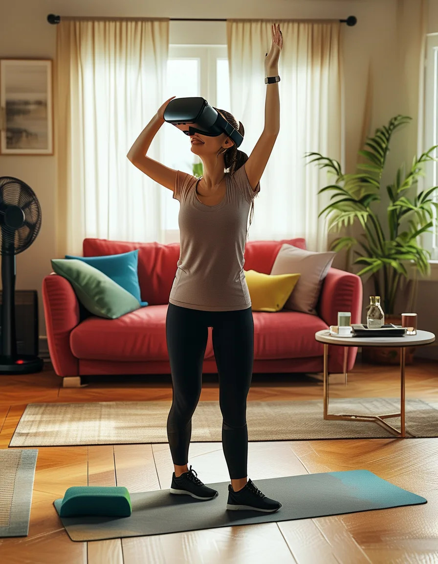 The VR Fitness Setup: Space, Sweat and Comfort Solutions for Working Out in a Headset