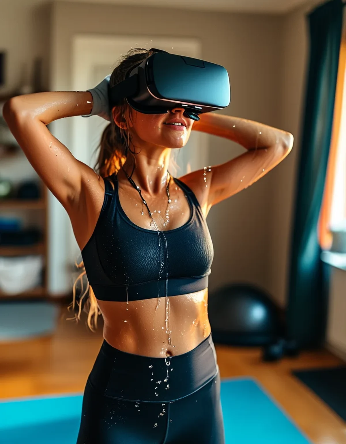 Why VR Workouts Make You Sweat So Much More Than You'd Expect